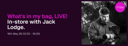 What's in my bag, LIVE! In-store with Jack Lodge | Wex Events>